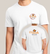 White Round Neck Dri-Fit T-shirt (160gsm)