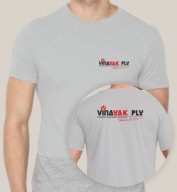 Grey Round Neck Dri-Fit T-shirt (160gsm)