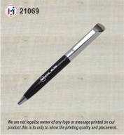 Black with Silver Metal Pen-21069
