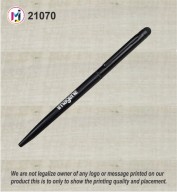 Black Metal Pen with Stylus-21070