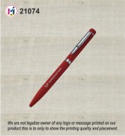 Maroon Metal Pen-21074
