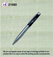 Black with Silver Metal Pen-21080
