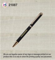 Black with Golden Metal Pen-21087