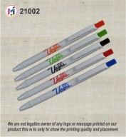 White Plastic Pen- 21002