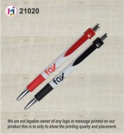 White pen with Red & Black Grip- 21020
