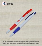 Prime Quality White Plastic Pen- 21026