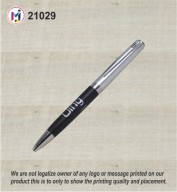 Silver & Black Premium Feel Pen- 21029