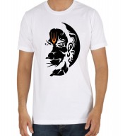 Unisex- Lord Hanuman White Round Neck Dri-Fit Tshirt