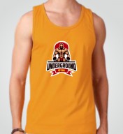 Customized Orange Gym Sando