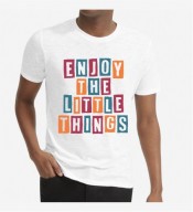 Typography White Round Neck Dri-Fit Tshirt