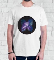 Unisex Creative White Round Neck Dri-Fit Tshirt