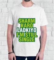 Unisex Sharm Kro White Round Neck Dri-Fit Tshirt