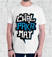 Unisex Chal Paka Mt White Round Neck Dri-Fit Tshirt