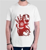 Unisex Super Heros  White Round Neck Dri-Fit Tshirt