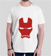 Unisex Super Heros  White Round Neck Dri-Fit Tshirt