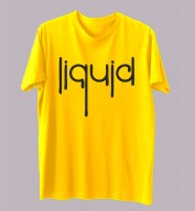Unisex Typography Yellow Round Neck Dri-Fit Tshirt