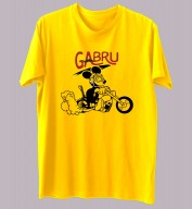 Unisex- Gabru Yellow Round Neck Dri-Fit Tshirt