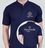 Superior- Navy Blue Spun Matte Collar T-shirt (200gsm)