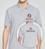 Superior Grey Spun Matte Collar T-shirt (200gsm)
