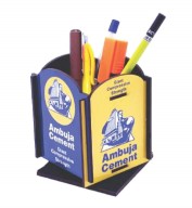 Revolving Wooden Pen Stand-232