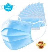Pack of 100- 3 Ply Disposable Surgical Mask