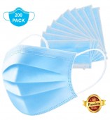 Pack of 200- 3 Ply Disposable Surgical Mask