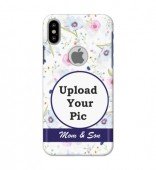 Customized Mobile Back Cover for Apple Iphone X Logo Cut