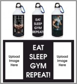 EAT SLEEP GYM REPEAT- GYM SIPPER BOTTLE