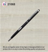 Black Metal Pen with Stylus-21068