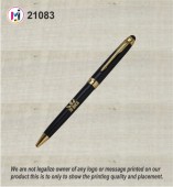 Black with Golden Metal Pen with Stylus-21083