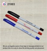 White Plastic Pen- 21003