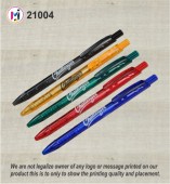 Mix Color Transparent Plastic Pen- 21004