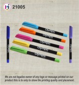 Black Pen with Multi Color Caps- 21005