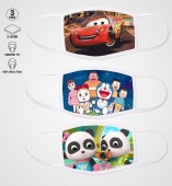 Customised Cartoon Face Mask For Kids