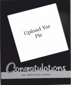 Personalized Desktop Frame for saying Congratulations