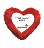 Happy Anniversary Heart Cushion