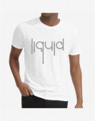 Unisex- Liquid White Round Neck Dri-Fit Tshirt