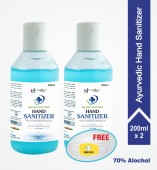 Ayurvedic Khadi Hand Sanitizer, 200 ML, Pack of 2