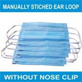 Manually Stitched Ear Loop Without Nose Clip