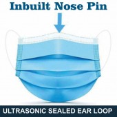 Ultrasonic Sealed Mask with Nose Pin