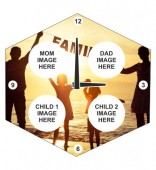 Family Wooden Clock