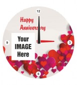 Anniversary Template Wooden Clock