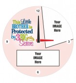 Brother-Sister Template Wooden Clock