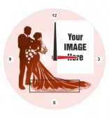For My Love Template Wooden Clock